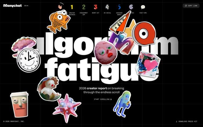 Algorithm Fatigue website preview