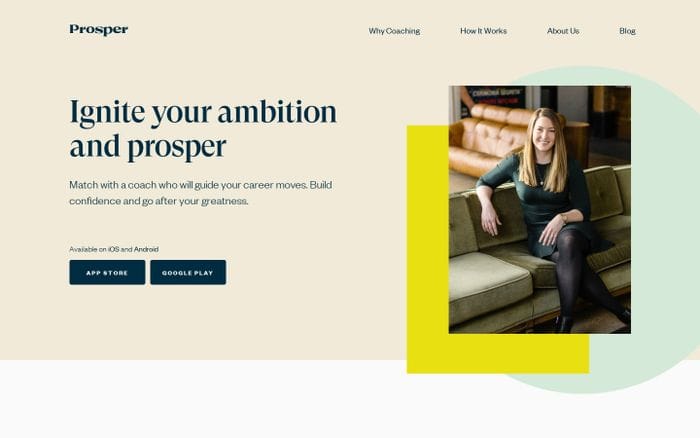 Prosper website preview