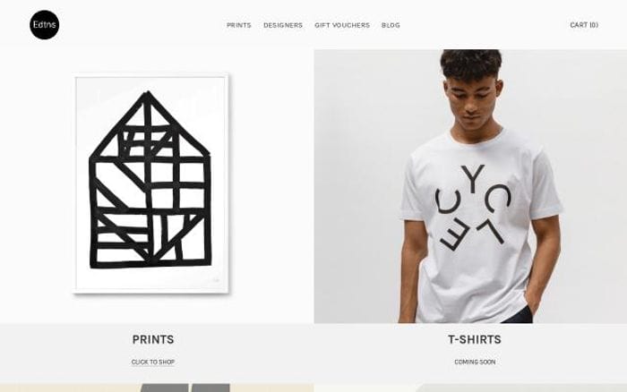 Editionsof100 website preview