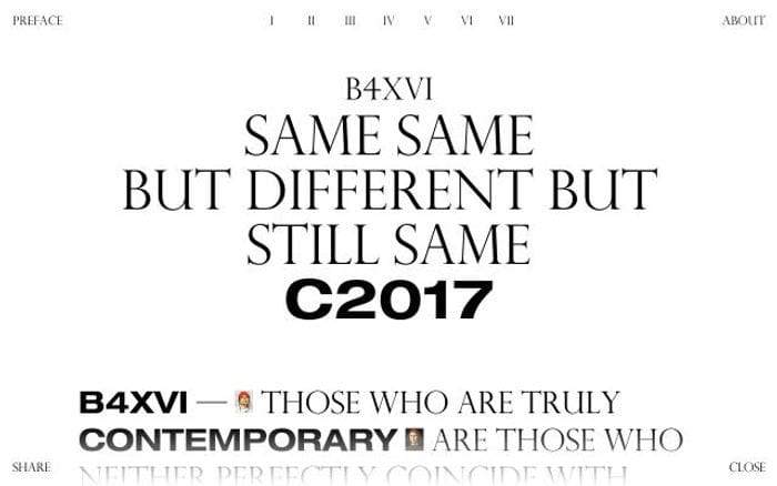 B4xvi website preview