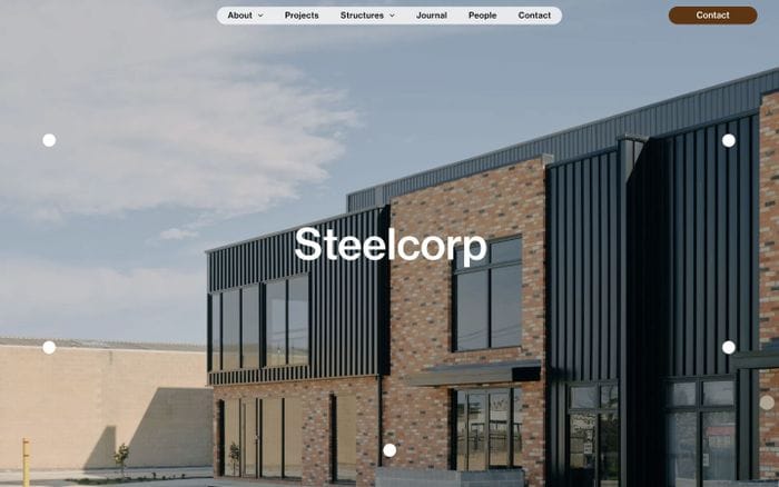 Steelcorp website preview
