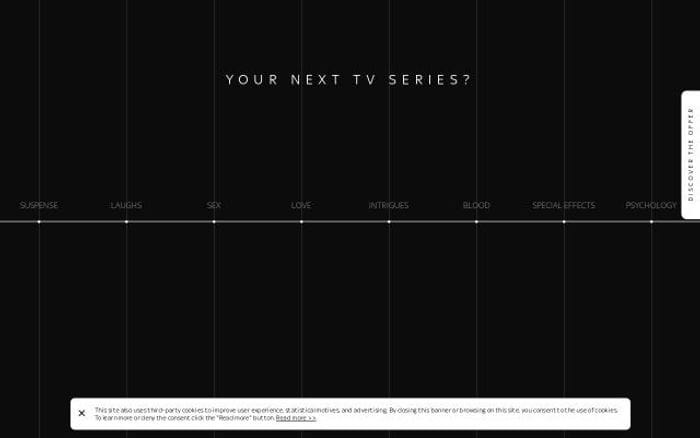 Serietv website preview