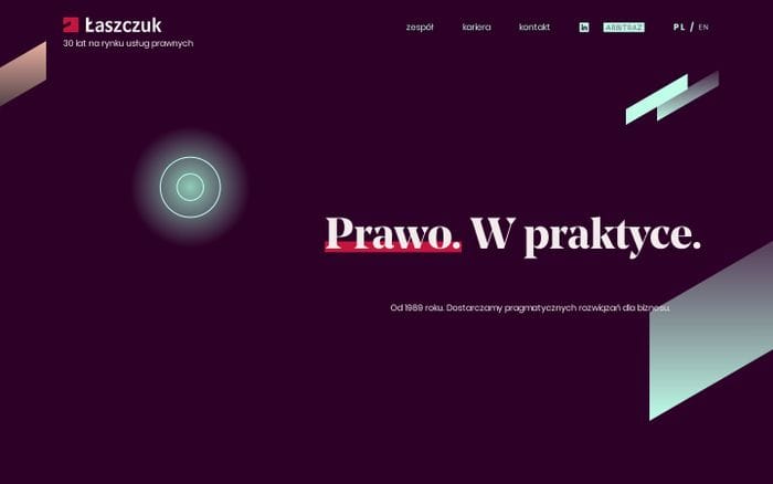Łaszczuk website preview