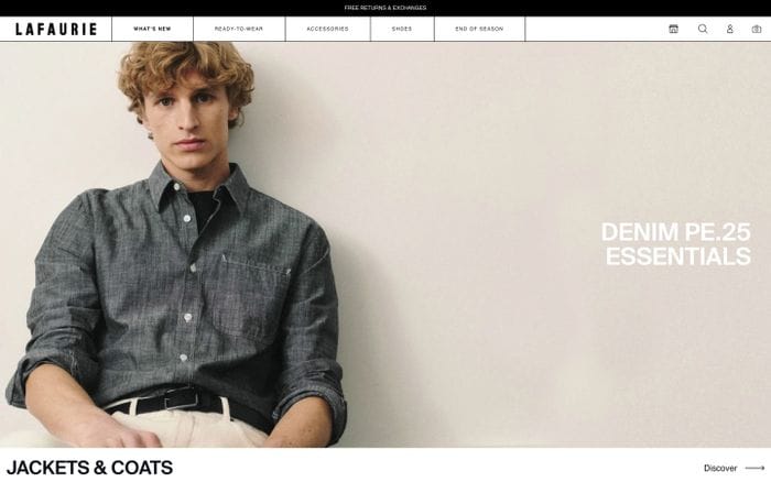 Lafaurie Paris website preview