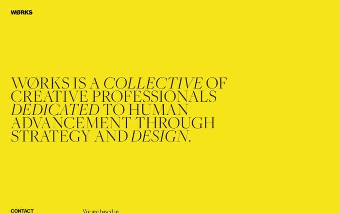 WØrks website preview