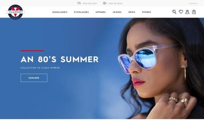 Vuarnet website preview