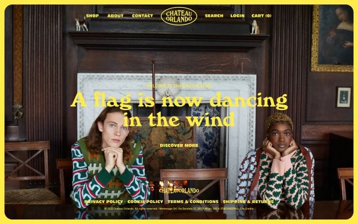 Chateau Orlando website preview