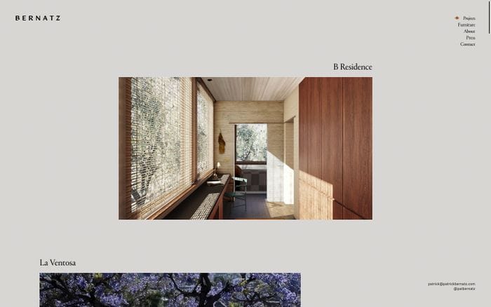 Patrick Bernatz website preview