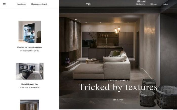 Tki website preview