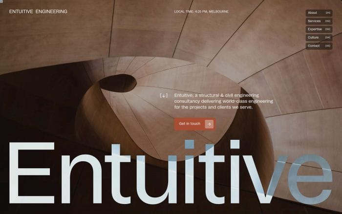 Entuitive Engineering website preview