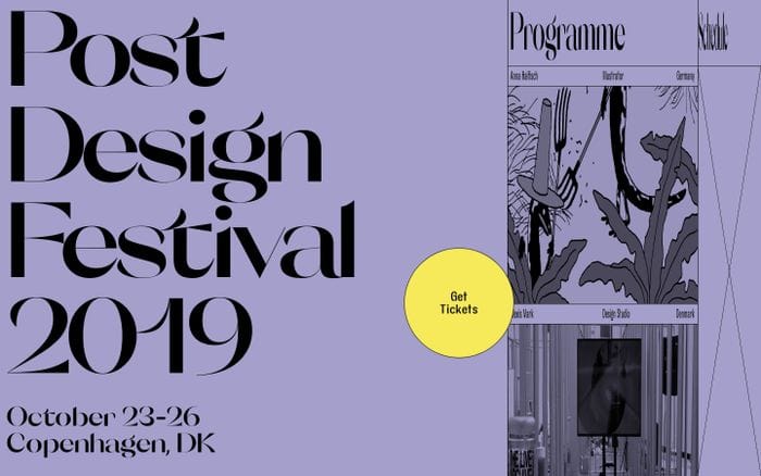 POST Design Festival 2019 website preview
