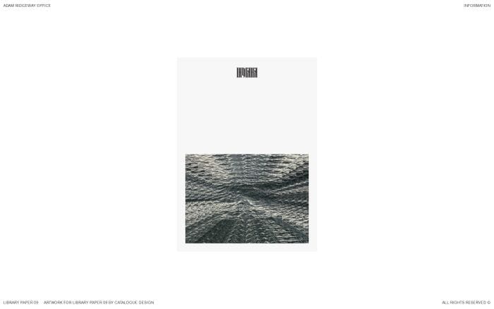 ADAM RIDGEWAY OFFICE website preview