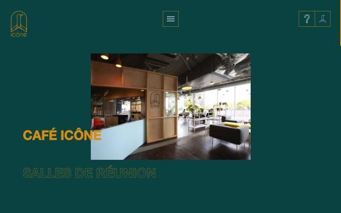 Icone-space website preview
