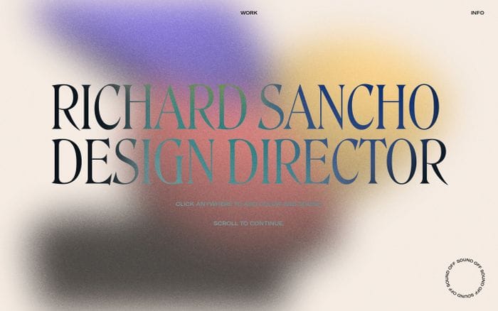 Richard Sancho website preview