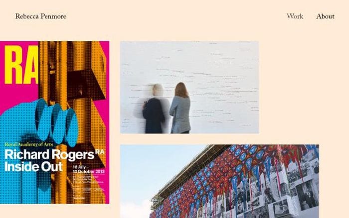 Rebeccapenmore website preview