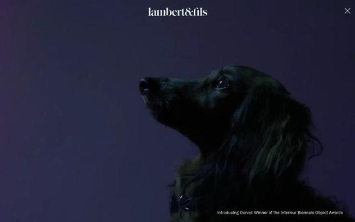 Lambertetfils website preview