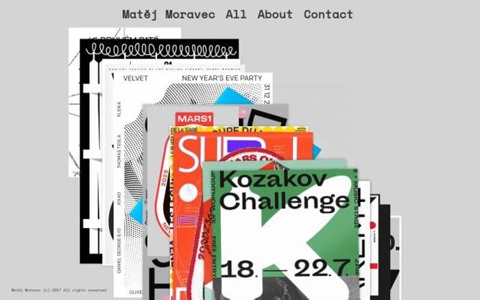 Matejmoravec website preview
