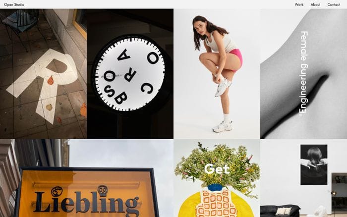 Open Studio Stockholm website preview