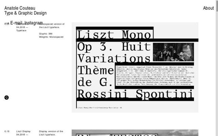 Anatolecouteau website preview