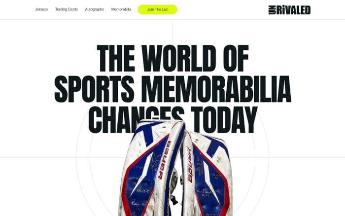 Unrivaled website preview