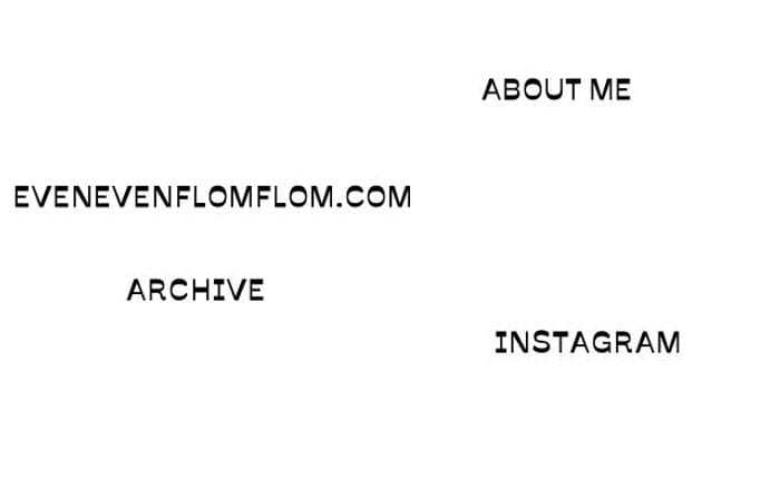 Evenevenflomflom website preview