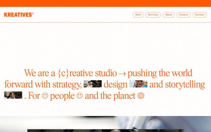 Kreatives website preview