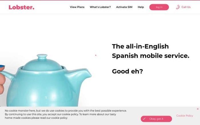 Lobster website preview