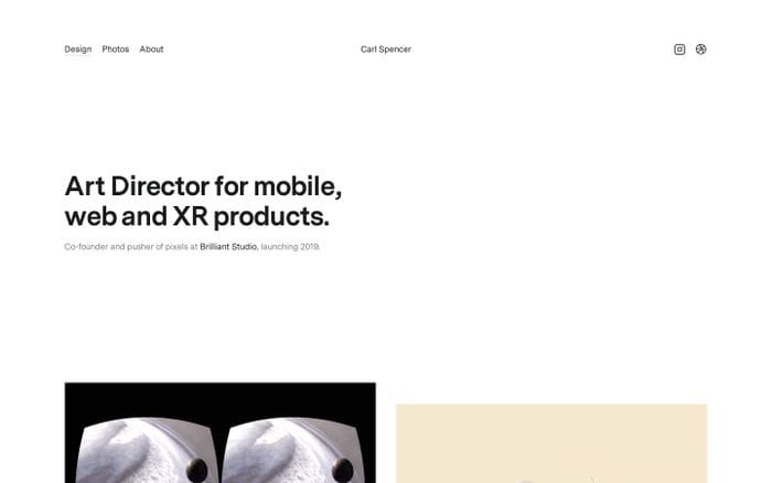 Carl Spencer website preview