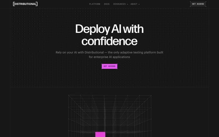 Distributional website preview