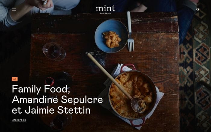 Mint Magazine website preview