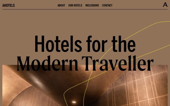  Ahotels website preview