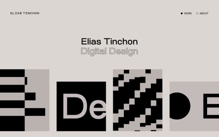 Home – Elias Tinchon website preview