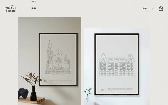 Houses Of Malmö website preview