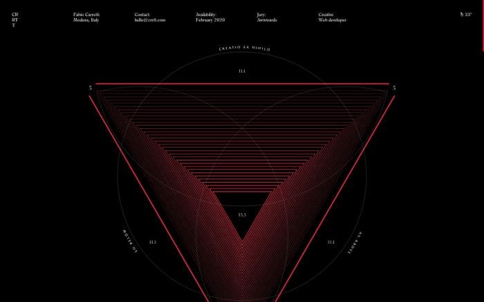 Fabio Carretti website preview