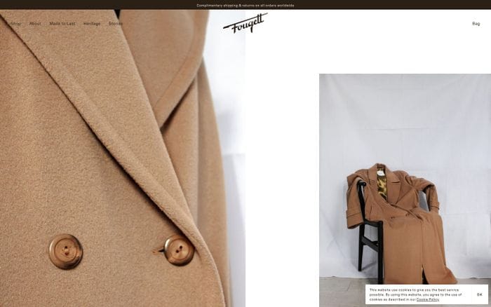Fougett website preview