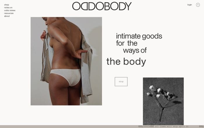 ODDO BODY website preview