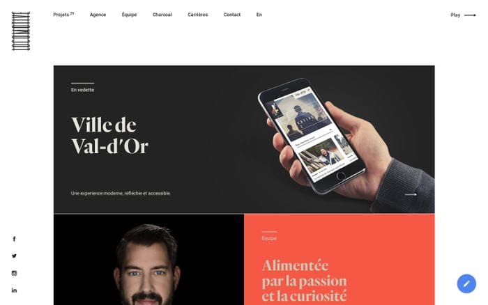 Locomotive — Agence Web Montréal website preview