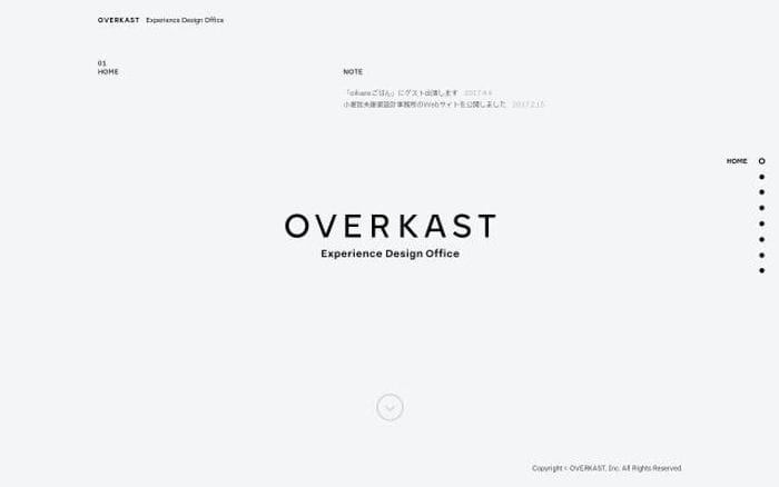 Overkast website preview