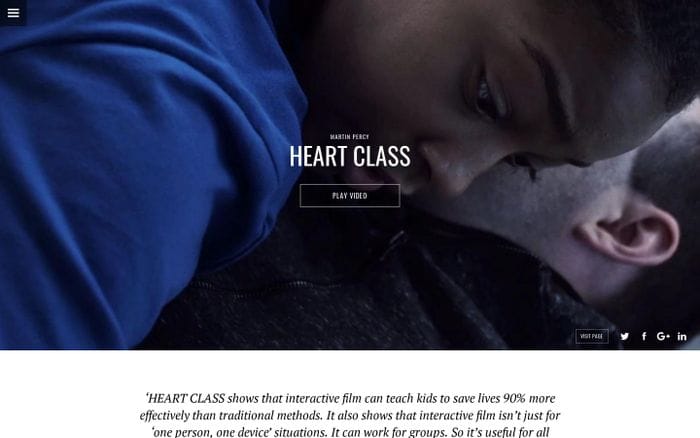 HEART CLASS | UNIT9 website preview