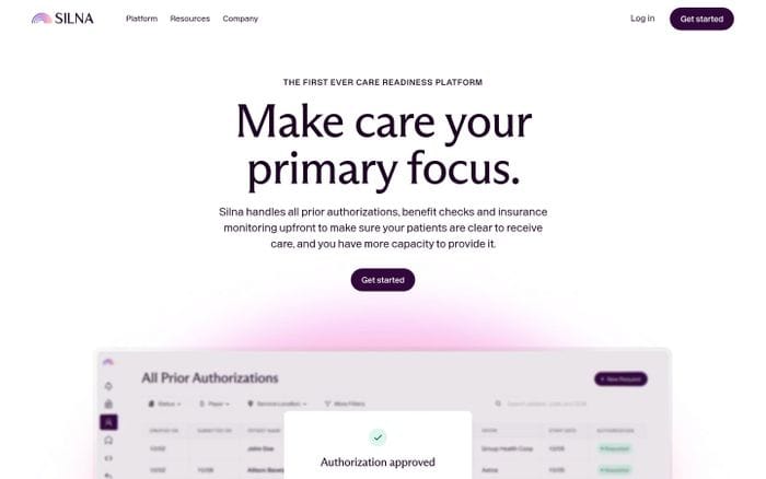Silna Health website preview
