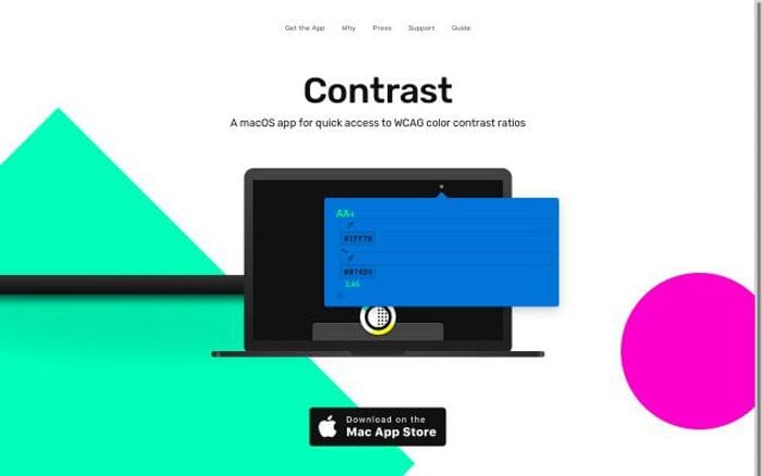 Usecontrast website preview