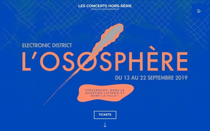 Accueil – L'Ososphère 2019 website preview