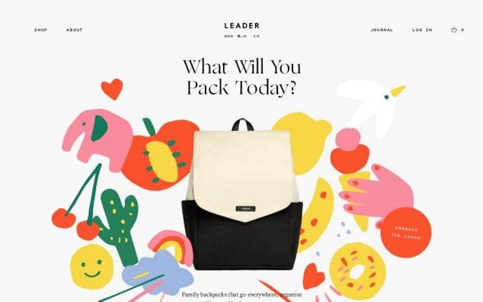 Leaderbagco website preview
