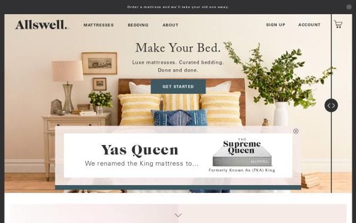 Allswellhome website preview