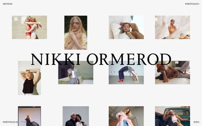 Nikki Ormerod website preview