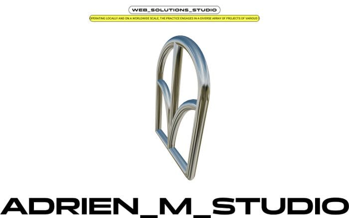 Adrien M Studio website preview