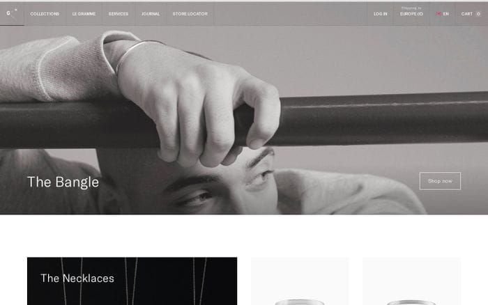  LE GRAMME website preview
