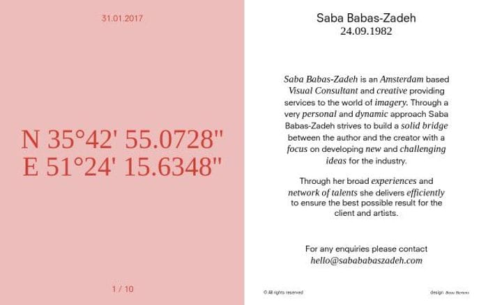 Sabababaszadeh website preview