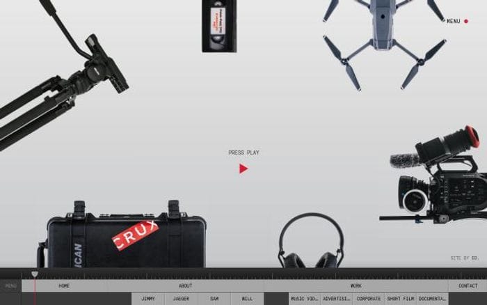 Cruxmedia website preview