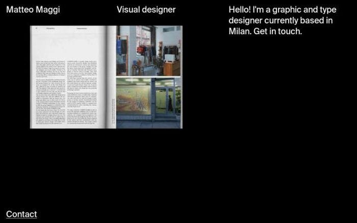 Maggimatteo website preview